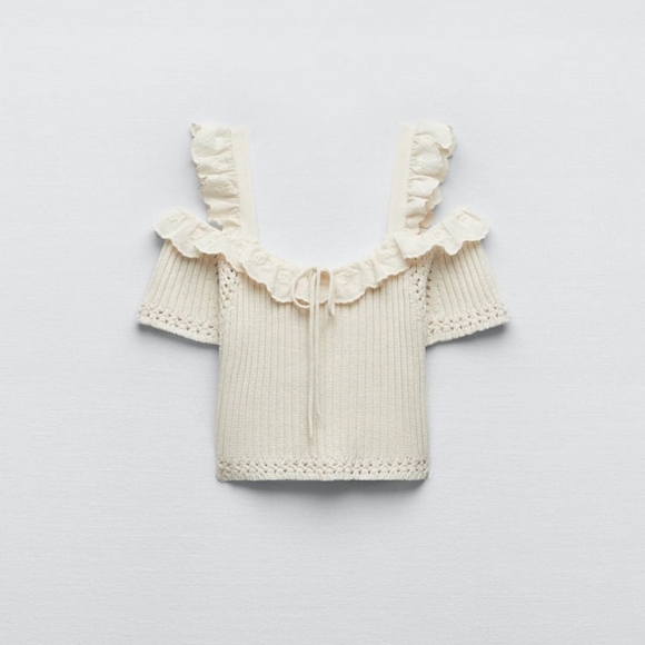 ZARA COMBINATION TOP - Picture 7 of 9